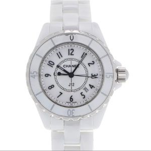 Chanel J12 White Enamel Watch